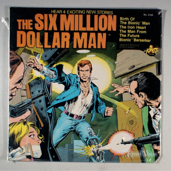 Six Million Dollar Man: Exciting New Stories (1976) [SEALED] Vinyl LP - Picture 1 of 2